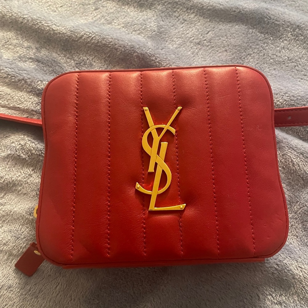 Saint Laurent Vicky Belt Bag Quilted Lambskin